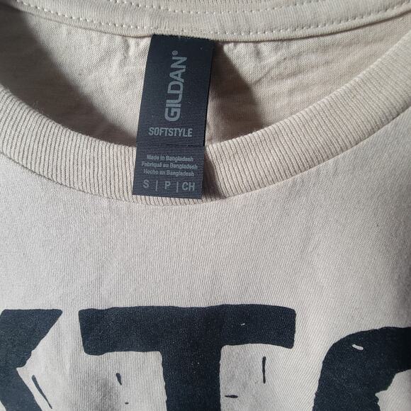 XTC   band   t shirt size  small cream - Picture 2 of 2